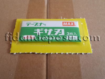 MAX TAPENER BAĞLAMA MAKİNASI BIÇAĞI (3Adet) HT-B MODELİ İÇİN - 